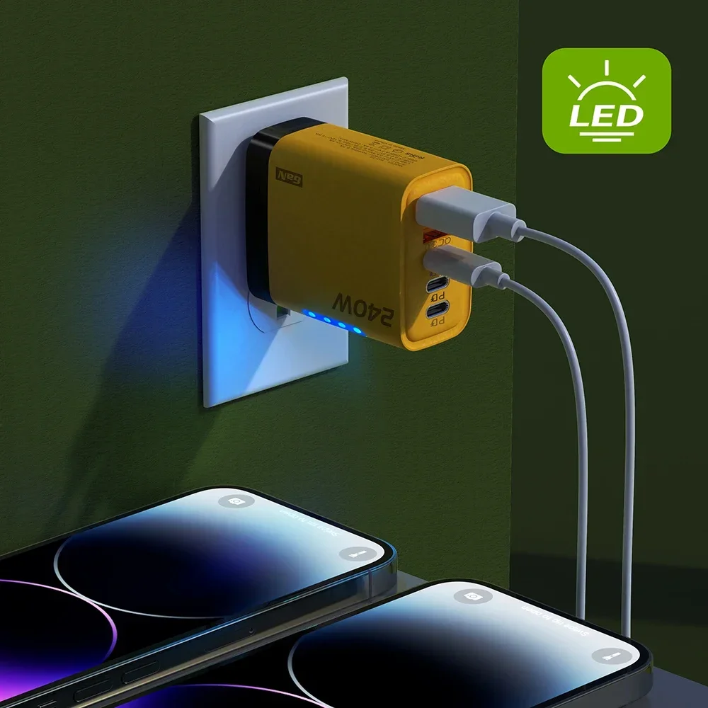 5 Ports USB C PD Charger Quick Charge 3.0 Type C USB Phone Chargers Fast Charging Adapter For iPhone 16 15 Samsung Xiaomi Huawei - Image 4