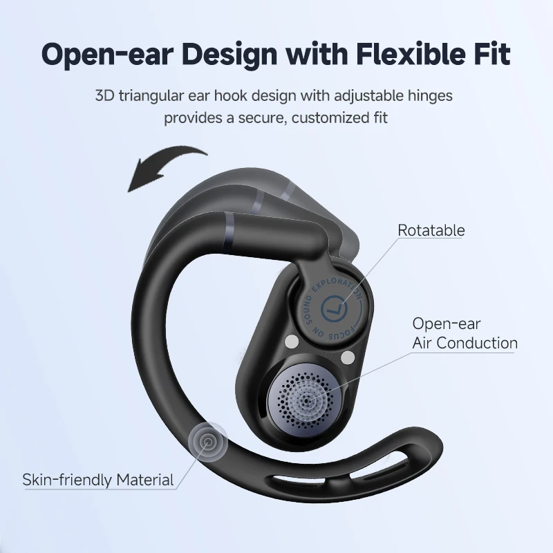 Edifier Comfo Flex True Wireless Bluetooth Earphones Open-ear Headphones Bluetooth 5.4 Ear Hooks Earphone,Hi-Res Audio,IP55 - Image 2