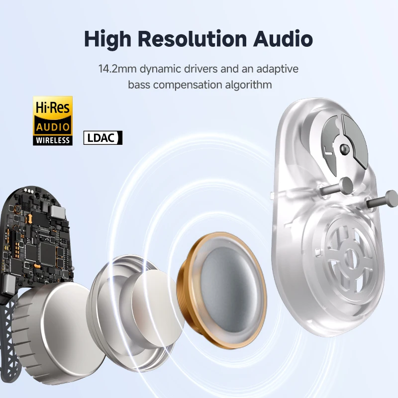 Edifier Comfo Flex True Wireless Bluetooth Earphones Open-ear Headphones Bluetooth 5.4 Ear Hooks Earphone,Hi-Res Audio,IP55 - Image 3