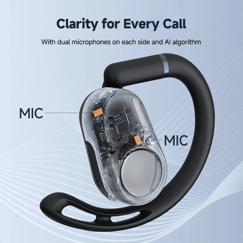 Edifier Comfo Flex True Wireless Bluetooth Earphones Open-ear Headphones Bluetooth 5.4 Ear Hooks Earphone,Hi-Res Audio,IP55 - Image 4